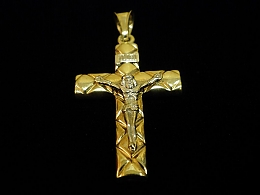 Златен кръст, 3.84гр. ,Бургас