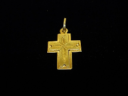 Златен кръст, 1.39гр. ,Средец
