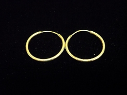 Златни обеци, 1.54гр. ,Бургас