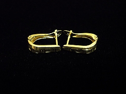 Златни обеци, 1.37гр. ,Бургас