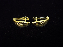 Златни обеци, 1.25гр. ,Бургас