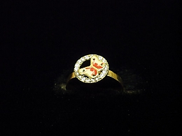 Златен дамски пръстен, 1.25гр. ,Бургас