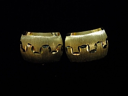 Златни обеци, 3.44гр. ,Бургас