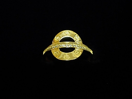 Златен дамски пръстен, 2.43гр. ,Бургас