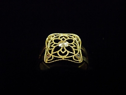 Златен дамски пръстен, 2.61гр. ,Бургас