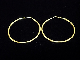 Златни обеци, 1.73гр. ,Бургас