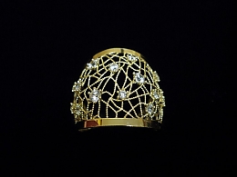 Златен дамски пръстен, 2.66гр. ,Карнобат