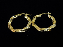 Златни обеци, 2.53гр. ,Стара Загора