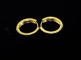 Златни обеци, 1.69гр. ,Карнобат