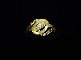 Златен дамски пръстен, 2.53гр. ,Карнобат