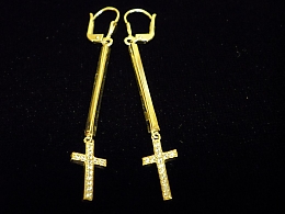 Златни обеци, 2.88гр. ,Бургас