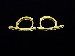 Златни обеци, 2.4гр. ,Ямбол