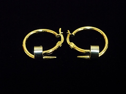 Златни обеци, 2.42гр. ,Ямбол