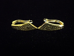 Златни обеци, 1.47гр. ,Карнобат