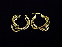 Златни обеци, 2.91гр. ,Нова Загора