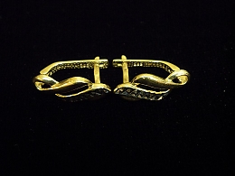 Златни обеци, 2.65гр. ,Средец