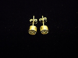 Златни обеци, 1.76гр. ,Бургас