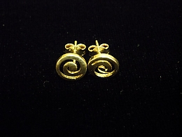 Златни обеци, 1.51гр. ,Бургас