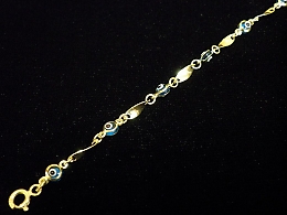 Златна детска гривна, 2.03гр. ,Бургас