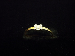 Златен дамски пръстен, 1.18гр. ,Бургас