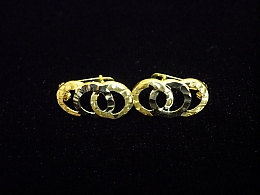 Златни обеци, 1.29гр. ,Бургас