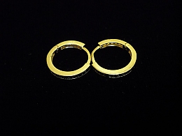 Златни обеци, 1.88гр. ,Бургас