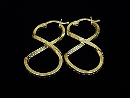 Златни обеци, 2.47гр. ,Бургас