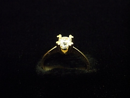 Златен дамски пръстен, 1.87гр. ,Бургас