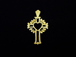 Златен кръст, 0.76гр. ,Бургас