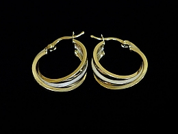 Златни обеци, 2.84гр. ,Бургас