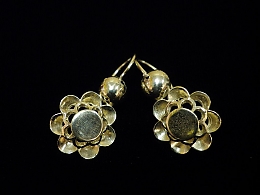 Златни обеци, 3.22гр. ,Бургас