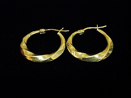 Златни обеци, 1.62гр. ,Пловдив