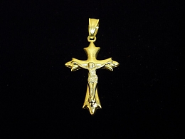 Златен кръст, 1.08гр. ,Пловдив