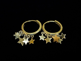 Златни обеци, 2.84гр. ,Пловдив