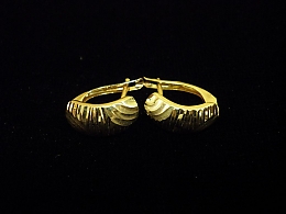 Златни обеци, 1.25гр. ,Пловдив