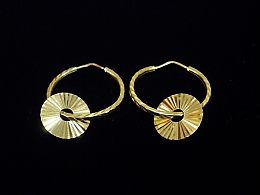 Златни обеци, 1.73гр. ,Пловдив