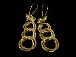 Златни обеци, 3.49гр. ,Пловдив