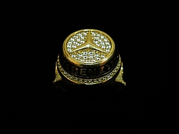 Златен мъжки пръстен, 7.68гр. ,Сливен