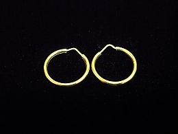 Златни обеци, 0.88гр. ,Сливен