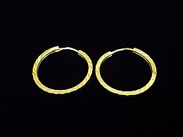 Златни обеци, 1.21гр. ,Бургас