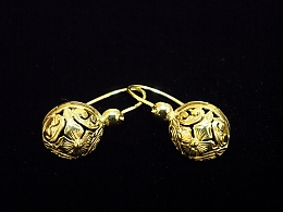 Златни обеци, 3.16гр. ,Сливен