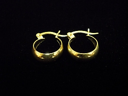 Златни обеци, 1.72гр. ,Сливен