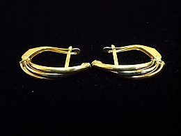 Златни обеци, 2.44гр. ,Сливен