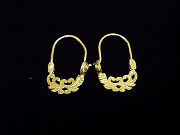 Златни обеци, 1.64гр. ,Бургас