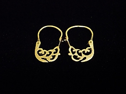 Златни обеци, 1.73гр. ,Бургас