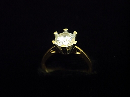 Златен дамски пръстен, 2.66гр. ,Бургас