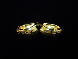 Златни обеци, 1.67гр. ,Бургас