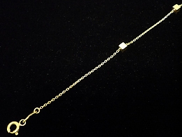 Златна синджирна гривна, 1.13гр. ,Бургас