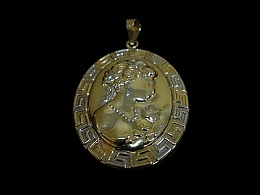 Златен медальон, 2.33гр. ,Бургас