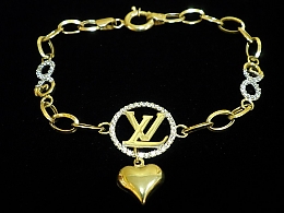 Златна синджирна гривна, 6.38гр. ,Ямбол